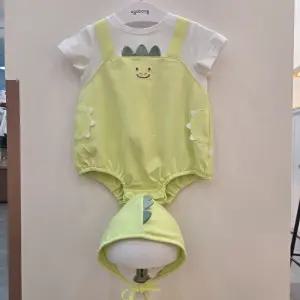 [아가방]빅토공룡반팔바디수트(모자) 01T327910_US