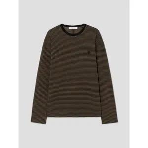 [에잇세컨즈] 가먼트다잉 스트라이프티  브라운 (456441CC1D)