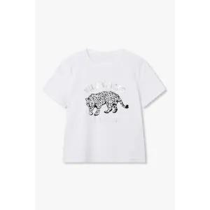 [VOV](마산점) 보브 레오파드 그래픽 티셔츠(7156340002)