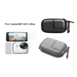 인스타360 GO 울트라 렌즈용 강화유리 PC 스크린 보호 필름 휴대용 가방 고 액션 카메라용