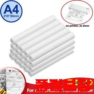 A4 감열지 인쇄 용지 21030mm 무선 블루투스 휴대용 프린터 롤