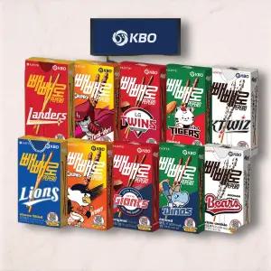 프로야구 KBO 빼빼로 10갑 기획 (5종 x 2갑) 10개구단