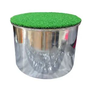 golf1004 파크골프 홀컵+뚜껑 세트 파크골프연습용 골프홀컵 스테인리스홀컵