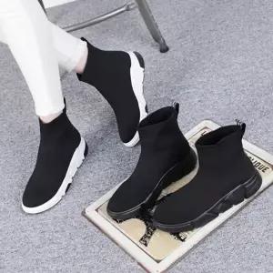 [옷자락]여자 삭스 니트 스니커즈 발편한 운동화