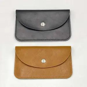 스티치가죽 똑딱이 동전 지갑 태국 일본 지폐 베트남 엔화 여행 유럽 케이스 해외 코인