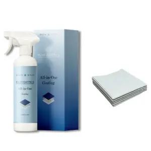 블랙홀 글라스 코팅큐 500ml 극세사 타월 2장 증정 발수 코팅 유리막 유리 세정제