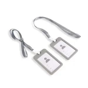 목걸이사원증 회색사원증 사원증 목걸이줄 사원증케이스 출입증 학생증