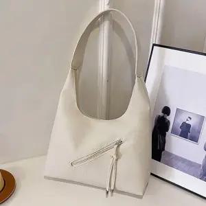 심플 사선 지퍼 레더백 미니백 데일리백 캐주얼백 캔버스백 미니크로스백 심플백