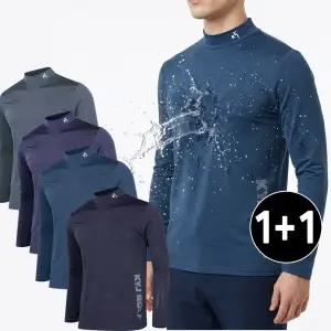 2장 남자 여름 쿨 티셔츠 스판 골프 반목 남성작업복 냉감티 기능성티셔츠 아이스티