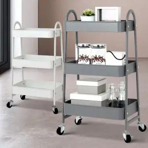 토치 3단 미용실츄레이 미용트 이동식트롤리 카트기저귀 이동식트 바퀴선반 철제 이동 달린수납장 웨건 주