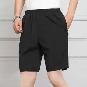 [더봉]베이직 심플 쿨 스킨 허리 밴딩 5부 팬츠 2컬러 4119