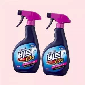비트 O2 강력얼룩제거제 스프레이 500ml X 2개 4444012