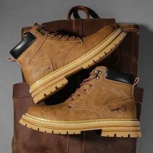 남자 레이스업 워커 클래식 블랙 신상 신발남성 패션 트렌디 하이 가을 겨울 스트릿 캐주얼 출근 데일리 정