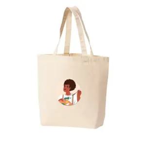 에코백 토트백 화가 미술 물감 색공부 붓 프린트에코백