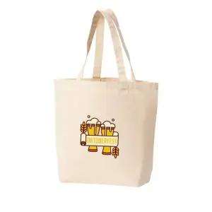 에코백 토트백 맥주 비어 10월축제 보리 프린트에코백