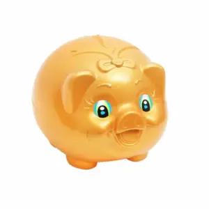황금 돼지저금통 왕대 큰통 큰대형통 어린이 지폐 옛날 캐릭터 복통 금색 귀여운