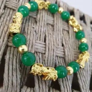 [하프클럽/]재물운 행운팔찌 한국어 소원부적 비휴 팔찌