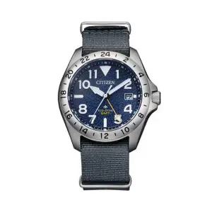 시티즌 BJ7150-09L 프로마스터 에코드라이브 GMT 남성 나토 시계