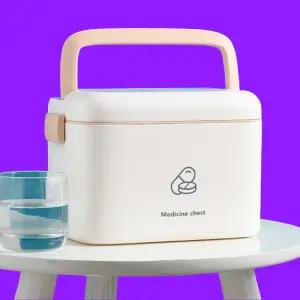 약정리함 약통정리함 플라스틱보관함 수납함 약 수납 심플정리통 약보관함