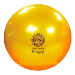아이워너 리듬체조볼 리듬체조 컬러볼 (펄) 일반 18.5cm (옐로우) 체조볼