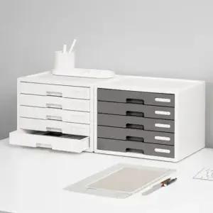 시스맥스서류함 리템 칼라 캐비넷 와이드 서류함 화일박스 5단_A4