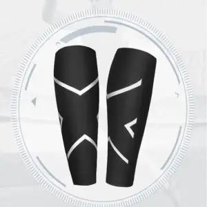 압박스타킹 보호용품 블랙 종아리 압박 아대 브이 미끄럼방지