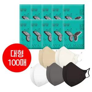 [하프클럽/케이쇼핑]국내생산 아바 KF94 마스크 100장