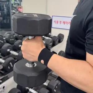 TFCC 얇은 두줄 손목보호대 M 블랙 TT