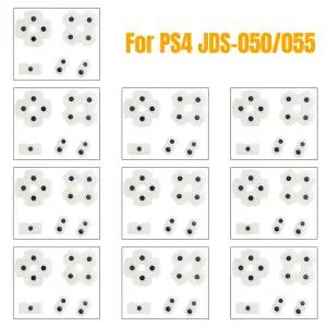 호환 PS4 컨트롤러 용 10Sets51 Set 실리콘 전도성 고무 패드 PS 4 용 버튼 수리 교체 부품