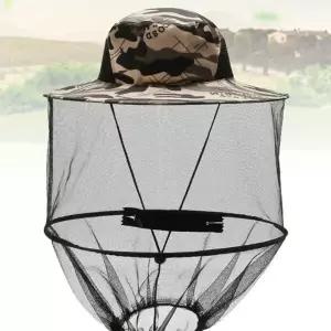 벌망 모자 벌모자 양봉 낚시 햇빛 가리개 접이식 벌망모자 방충망 모기장 기모자_25037334