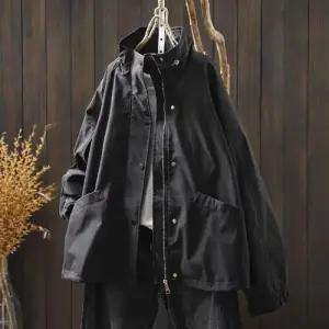 여친 가을 캐주얼 코트 솔리드 잠바 점퍼 투포켓 차이나 바람막이 BE3