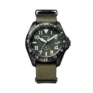 시티즌 BJ7155-05X 프로마스터 에코드라이브 GMT 남성 나토 시계