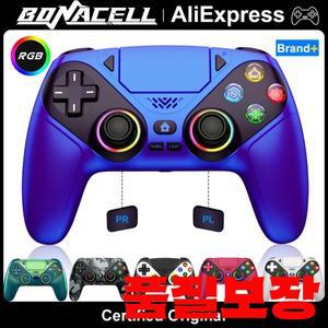 PS5/플레이스테이션 5 프로/슬림/PC용 무선 게임패드 홀 이펙트 트리거 RGB 터보 진동 프로그래밍 가능 버