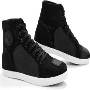 ILM 모터사이클 슈즈 모터크로스 라이딩 방수 미끄럼 방지 가죽 강화 스트리트 남성용 모델 UB207