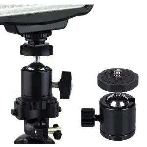 [셀러에이드]미니 볼 헤드 합금 마운트 카메라 삼각대 조명 마이크 촬영