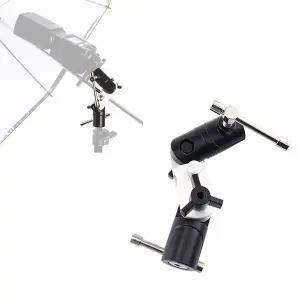 [셀러에이드]스트로보 조명 스탠드 브라켓 소프트박스 관절 마운트