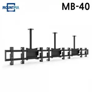 마운트피아 TV브라켓 천장형 MB-40 (32-55in) (블랙) (멀티 4대거치) 메뉴보드 티비 거치대 마운트