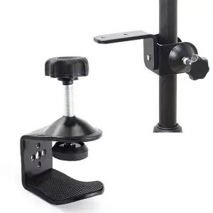 [골드스마일]C타입 나사 홀 클램프 거치대 플래시 라이트 볼헤드 트레이 장착