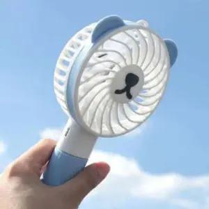 곰돌이 7표정 미니 핸디 선풍기