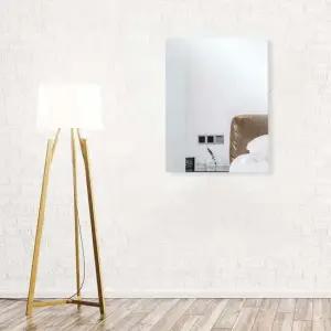 아크릴벽거울 욕실거울 화장대거울 부착식 40x60cm 화장대 벽 인테리어 거울 포인트 원형 40cm