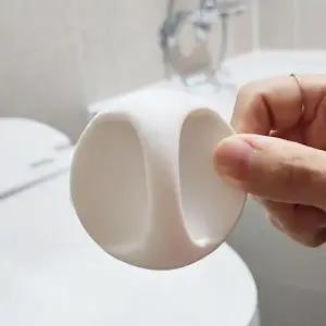 보조걸이 부착형 변기손잡이 가구 유리문 손잡이 2P