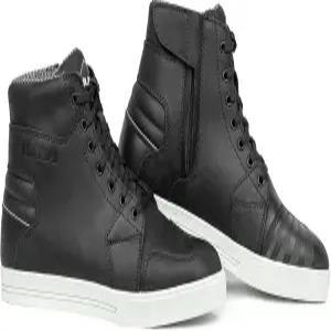 남성용 ILM 오토바이 라이딩 슈즈 미끄럼 방지 가죽 방수 통기성 스트리트 보호 장비 UB32