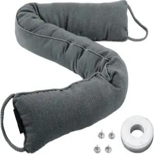 문 아래쪽을 위한 히베이트 1팩 36인치 헤비 듀티 도어 드래프트 스토퍼(유리 구슬 채우기)