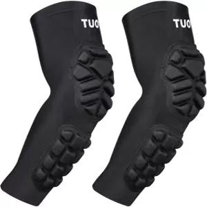 TUOY 팔꿈치 패드 패딩 팔 보호 축구 - 청소년/성인 사이즈 1쌍