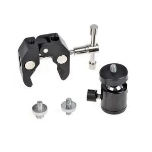 집게 클램프 볼헤드 거치대 카메라 DSLR 조명 마이크 플래쉬 휴대폰