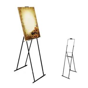 이젤 웨딩샵 인테리어 철제 전시용 액자거치대 액자받침대