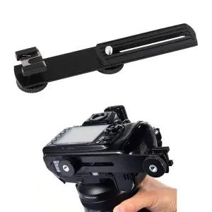 카메라 핫슈 크로스바 조명 LED 브라켓 고프로 미지아 액션캠 호환