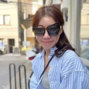 비대칭 선글라스 호피