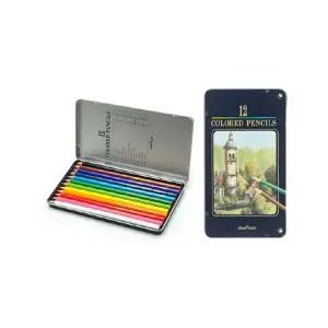 12색색연필 12색 색연필 문화 틴케이스