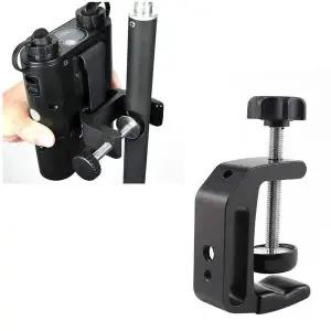 카메라 장비 Q타입 클램프 거치대 삼각대 스탠드 봉 파이프